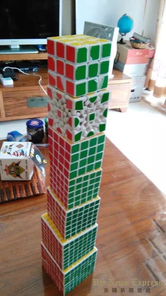 魔方怎么弄成有规律的样子,神童魔方还原世界纪录