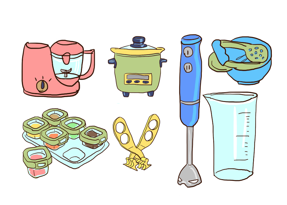 宝宝辅食全套工具,宝宝辅食傻瓜教学图