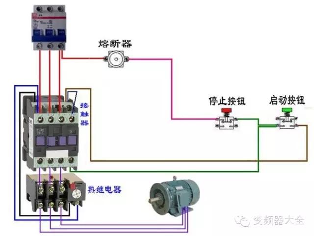 电动机控制器接线,电动机接线线路图视频