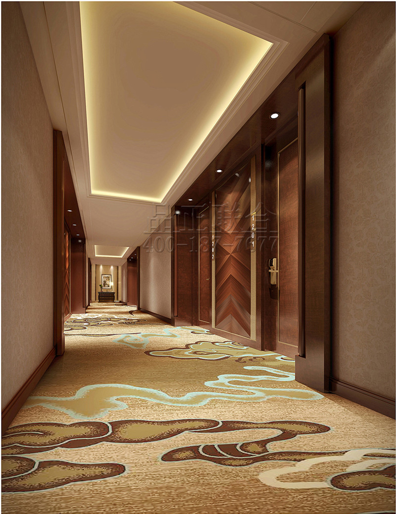 内江酒店装修效果图,现代轻奢酒店设计效果图