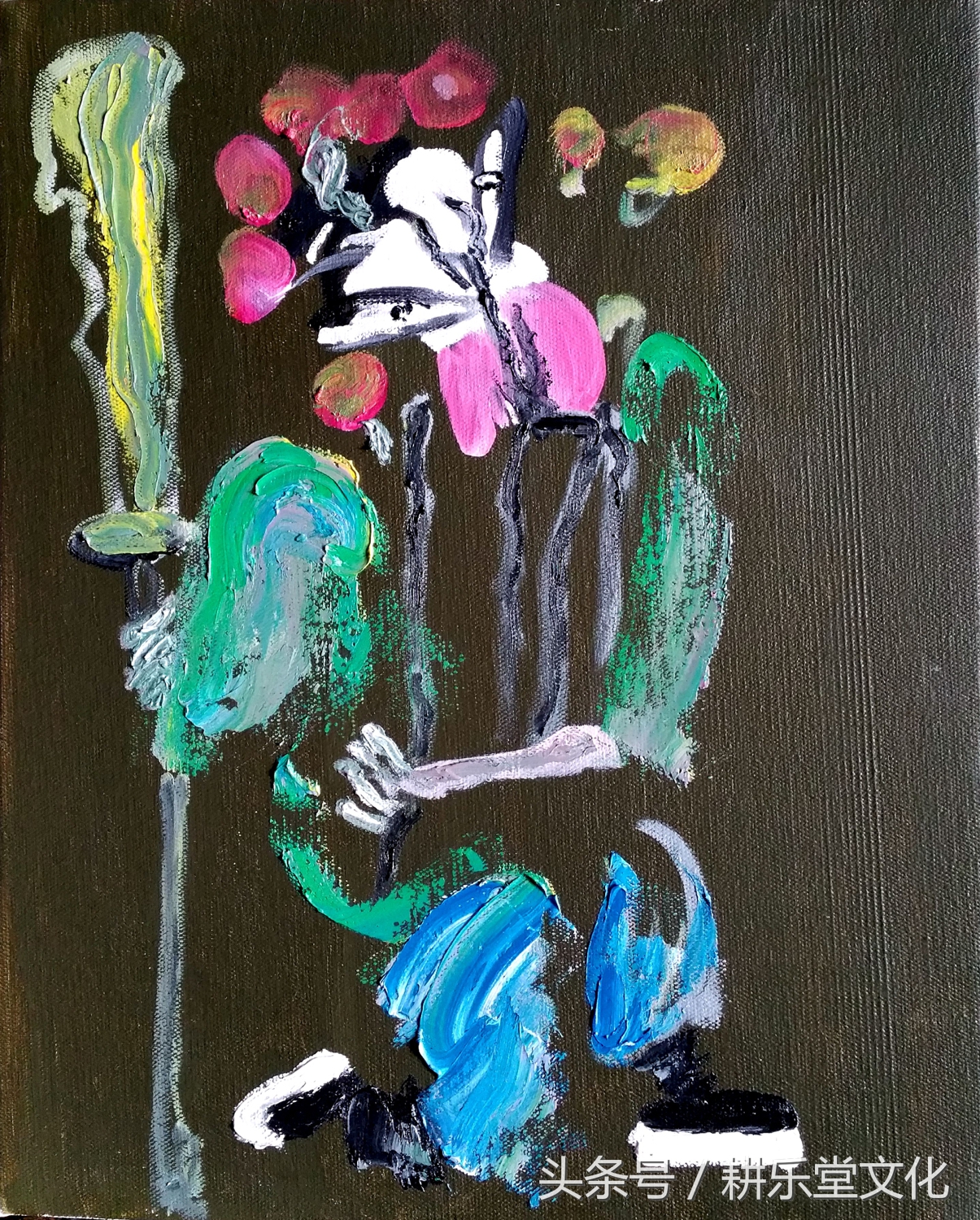 美女作家画驴，画出了浓郁的泥土气息