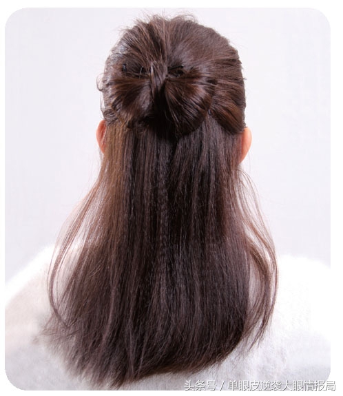 7-12岁儿童公主头编发不要蝴蝶结,适合戴大蝴蝶结的编发无刘海