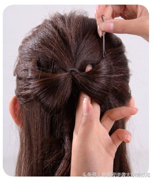 7-12岁儿童公主头编发不要蝴蝶结,适合戴大蝴蝶结的编发无刘海