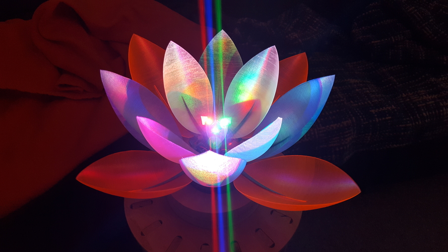 3d打印月球灯制作全过程,用3d打印笔做荷花灯