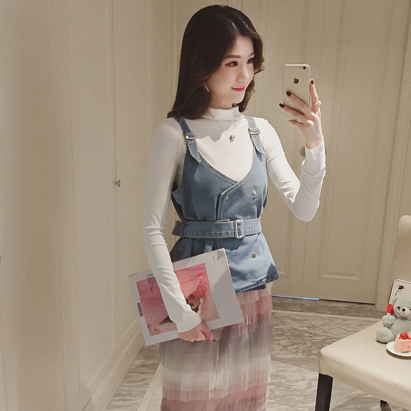 荷叶边雪纺衬衫女士气质遮肉,秋季新款喇叭袖洋气衬衫