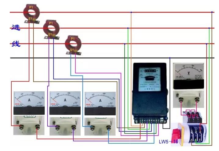 电能表接线图分享：看似复杂，其实很简单！