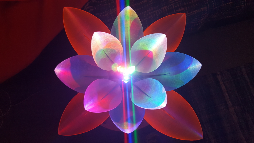 3d打印月球灯制作全过程,用3d打印笔做荷花灯