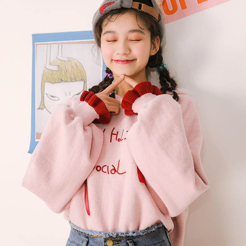 甜美少女毛衣,高中生甜美风毛衣