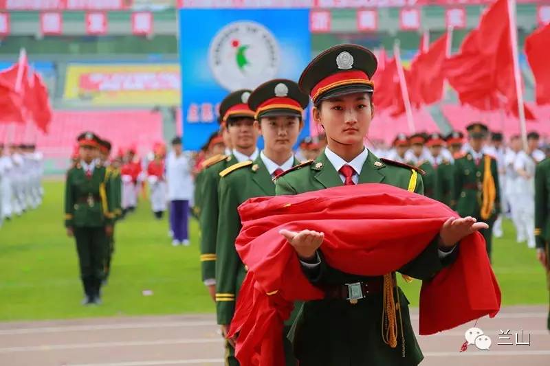 临沂汤庄实验学校运动会开幕式,2015临沂商城实验学校运动会