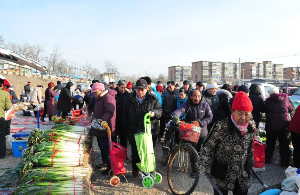 办年货快来坨里赶大集,赶大集办年货浓浓年味迎春节