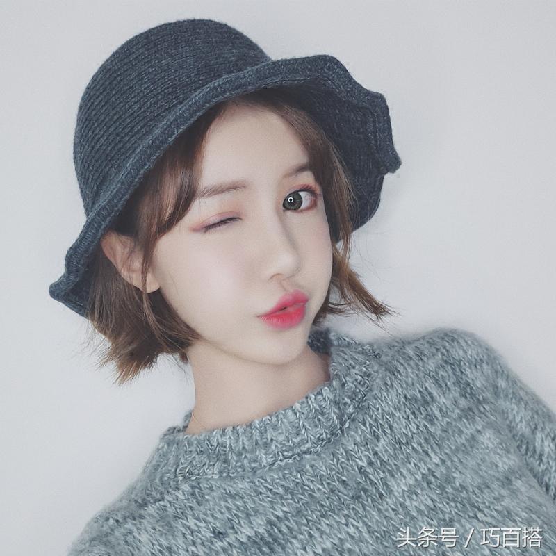 军训帽子短发怎么不显脸大,脸型偏小如何选帽子好看