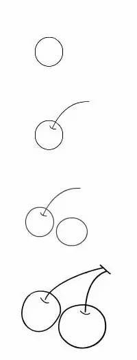 儿童简笔画大全图片水果涂色,秋天成熟的水果有哪些简笔画