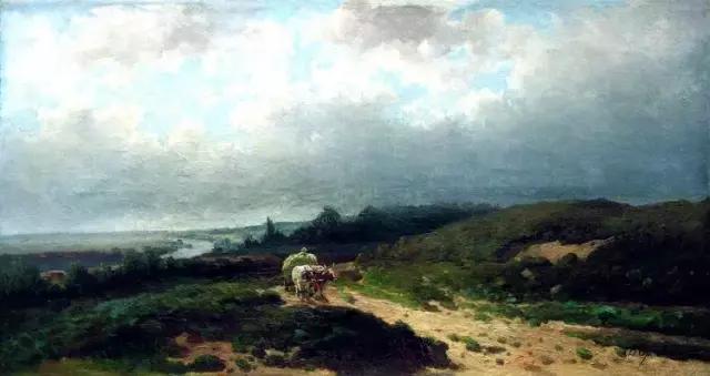 意象油画名家作品,当代中国油画名家写生风景