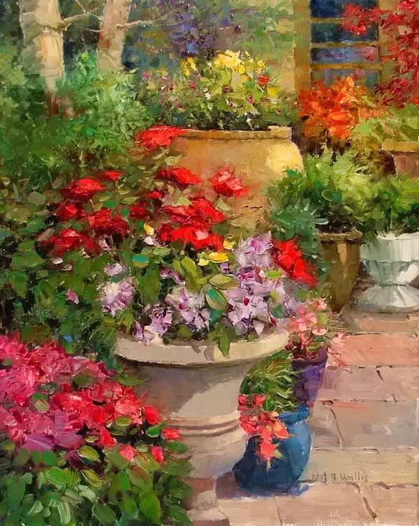 意象油画名家作品,当代中国油画名家写生风景