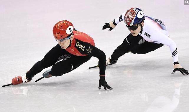 中韩速滑队对抗,中国短道速滑一比三赢韩国