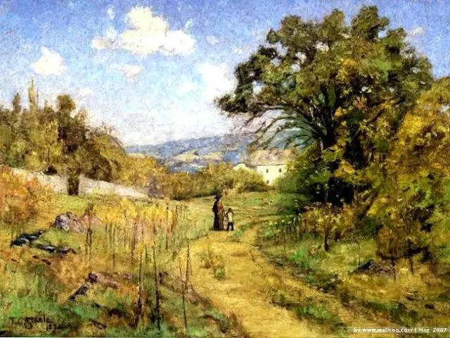 意象油画名家作品,当代中国油画名家写生风景