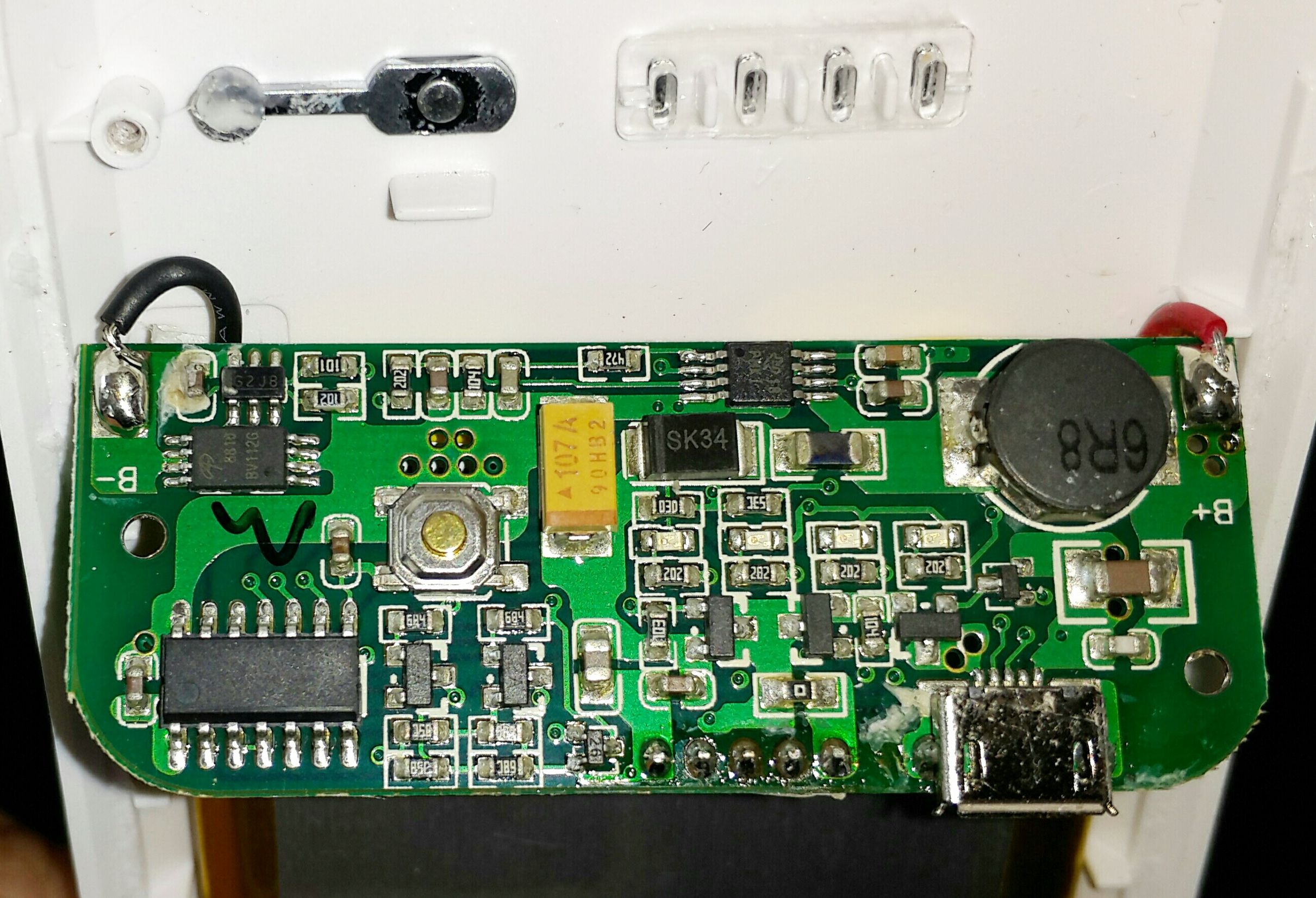 拆解苹果4电池,苹果4电池保护板拆解图