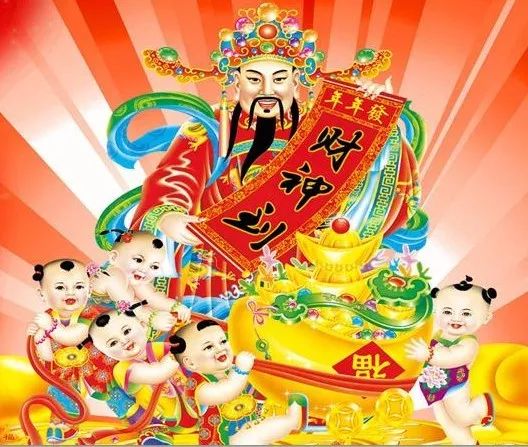 正月初五迎财神接财神图片,年初五接财神是文财神还是武财神