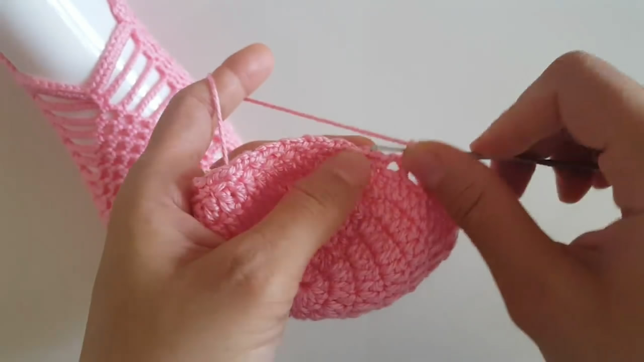 暖腿袜钩织教程,保暖袜套的裁剪和做法