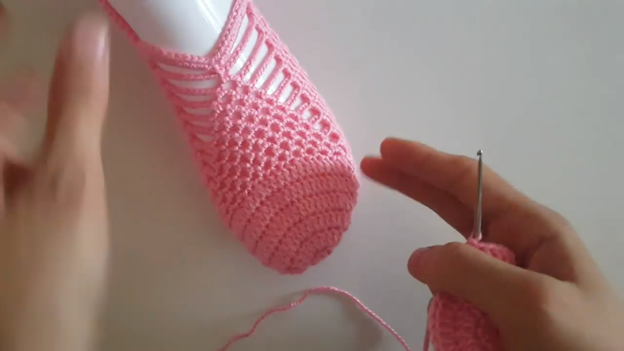 暖腿袜钩织教程,保暖袜套的裁剪和做法