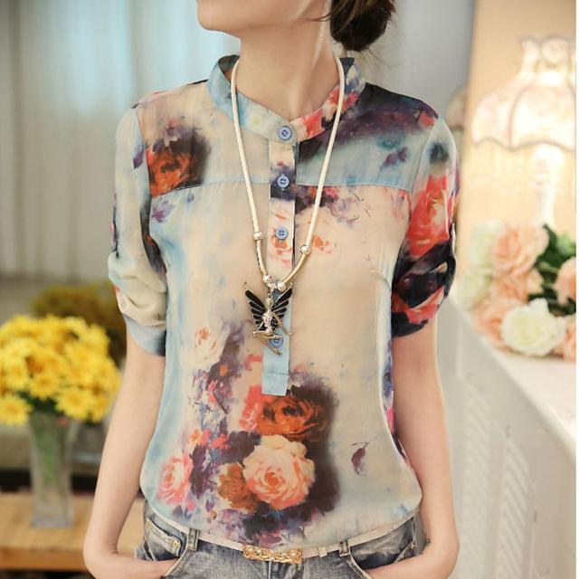 雪纺短西裤小个子,碎花雪纺配西裤