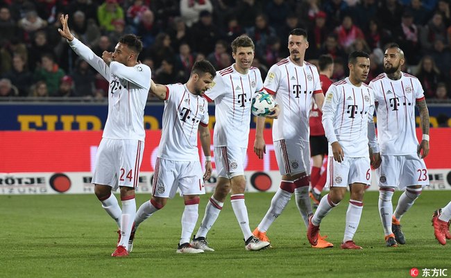 德甲直播回忆拜仁慕尼黑vs弗赖堡,德甲第25轮弗赖堡