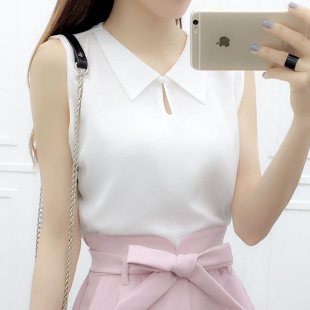 雪纺衫小清新夏季,夏季甜美雪纺衫