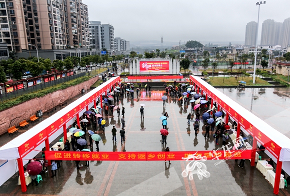 江北春风行动招聘会直播间,2024新区春风行动招聘会