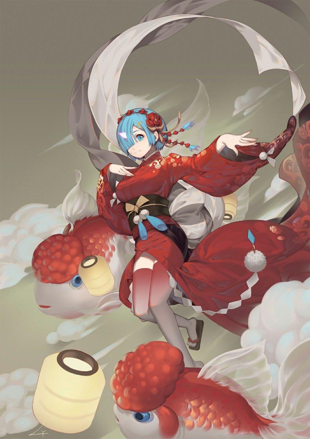 雷姆动漫头像女生,雷姆动漫头像高清唯美