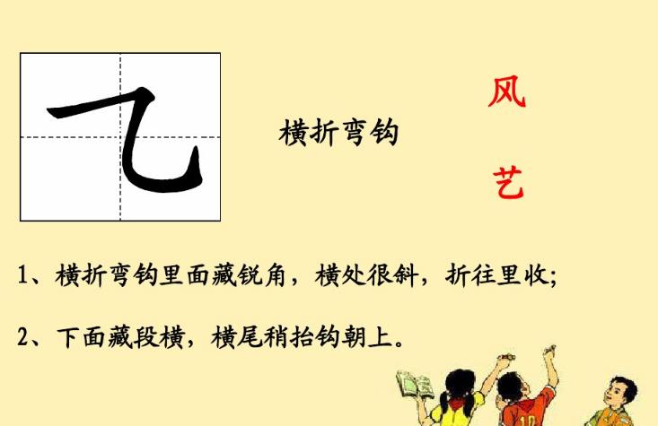 一年级基本笔画写法教程,一年级笔画的正确写法口诀完整版