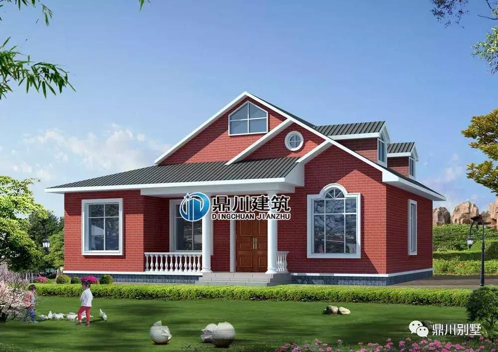 农村一层100平方轻钢别墅要多少钱,11款一层农村别墅