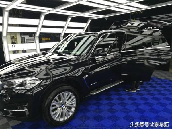 宝马x5贴银顶,宝马x5内饰镀晶大概多少钱