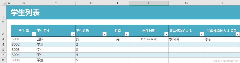 excel考勤表学生出勤,怎么用表格做学生动态出勤表