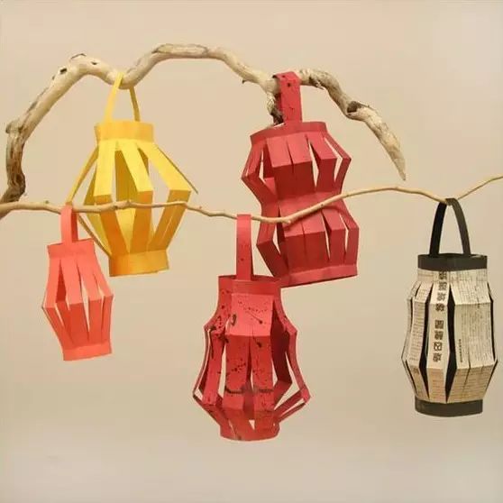 怎么用纸做元宵形状的小灯笼,简单用卡纸做一个元宵节小灯笼