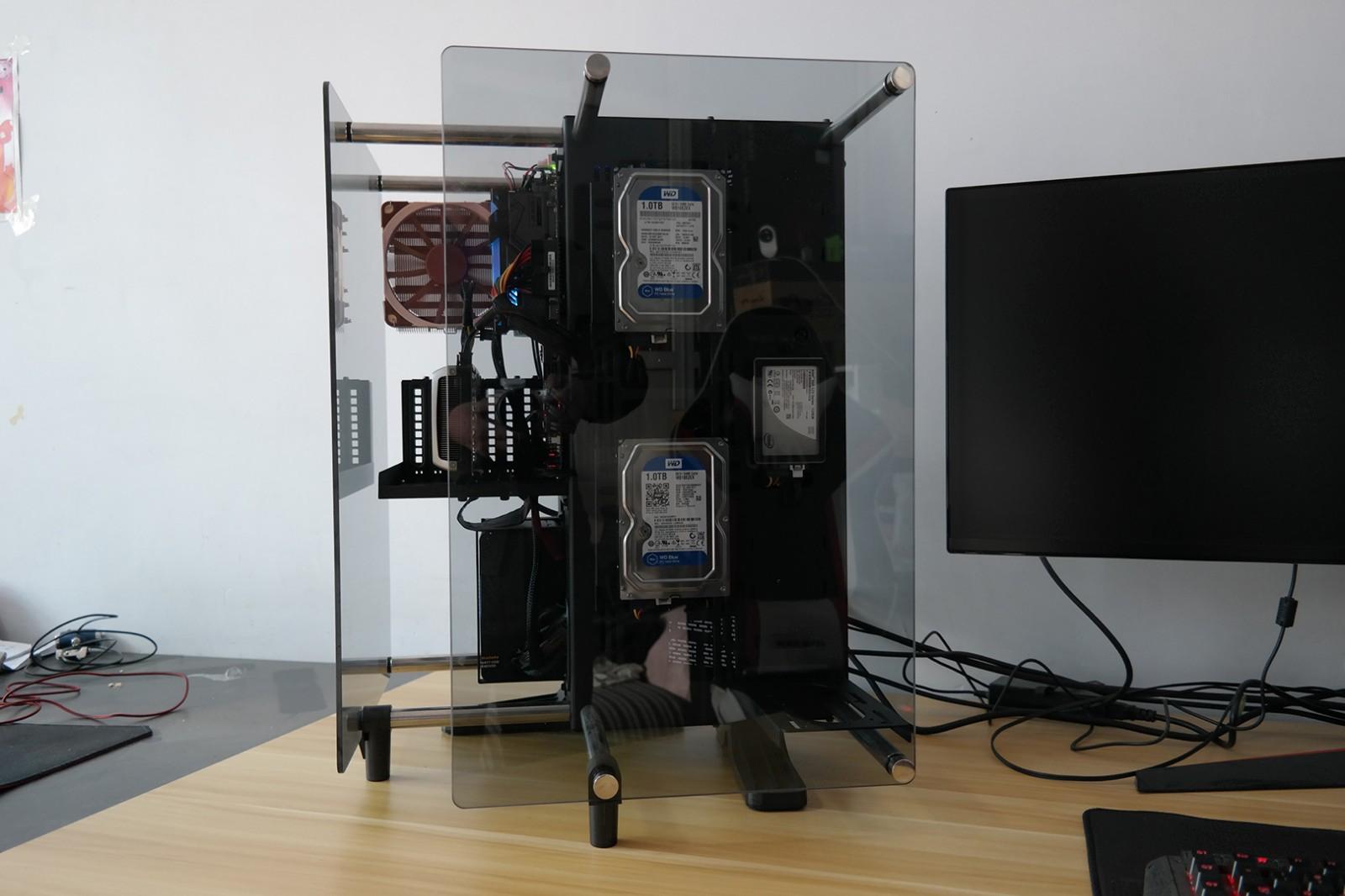 水冷散热电脑装机全过程,tt水冷装机