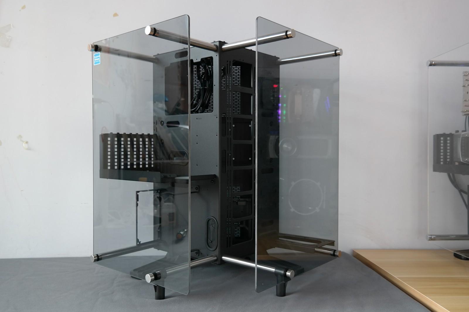 水冷散热电脑装机全过程,tt水冷装机