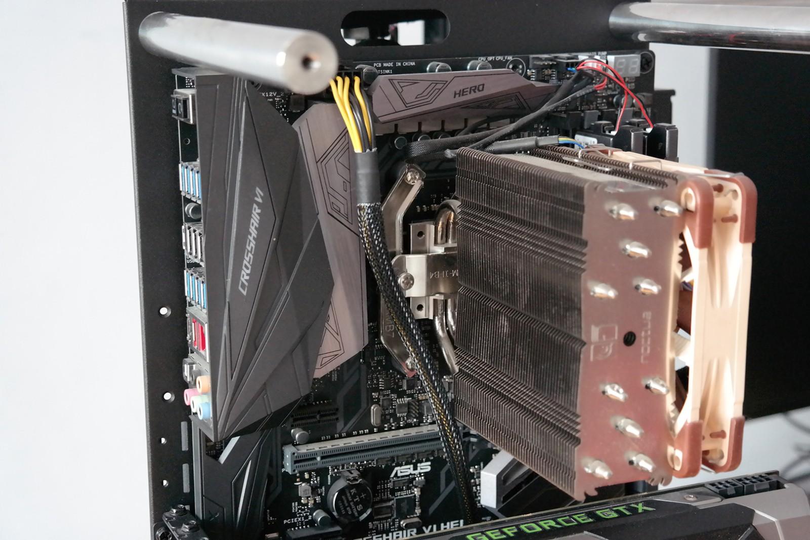 水冷散热电脑装机全过程,tt水冷装机