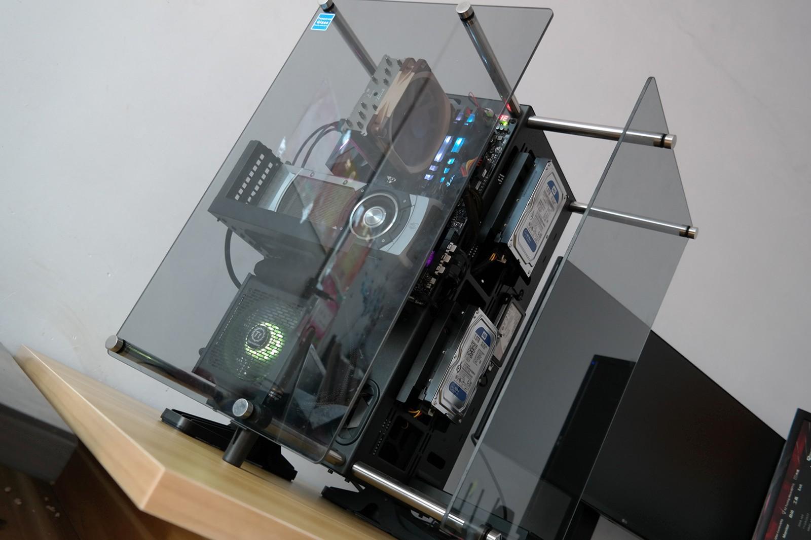 水冷散热电脑装机全过程,tt水冷装机