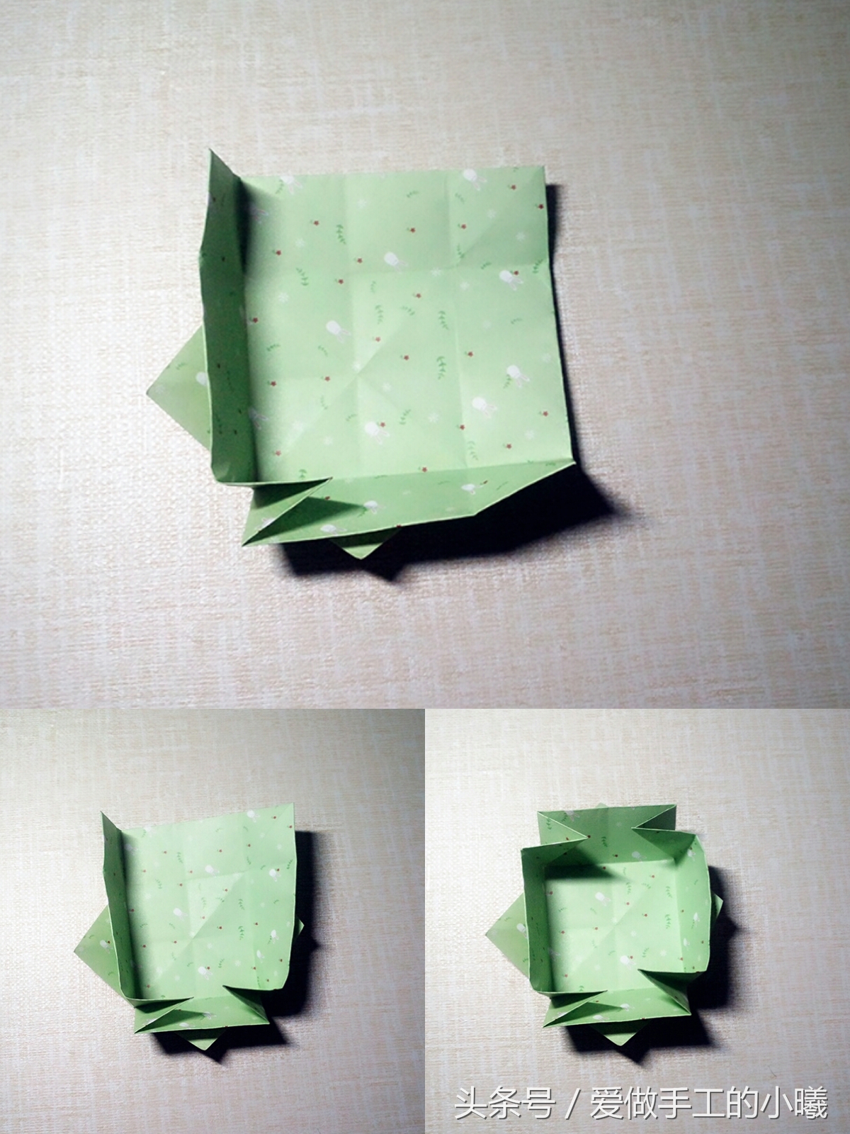 特别实用的折纸收纳盒教程,到车请故意折纸收纳盒合集