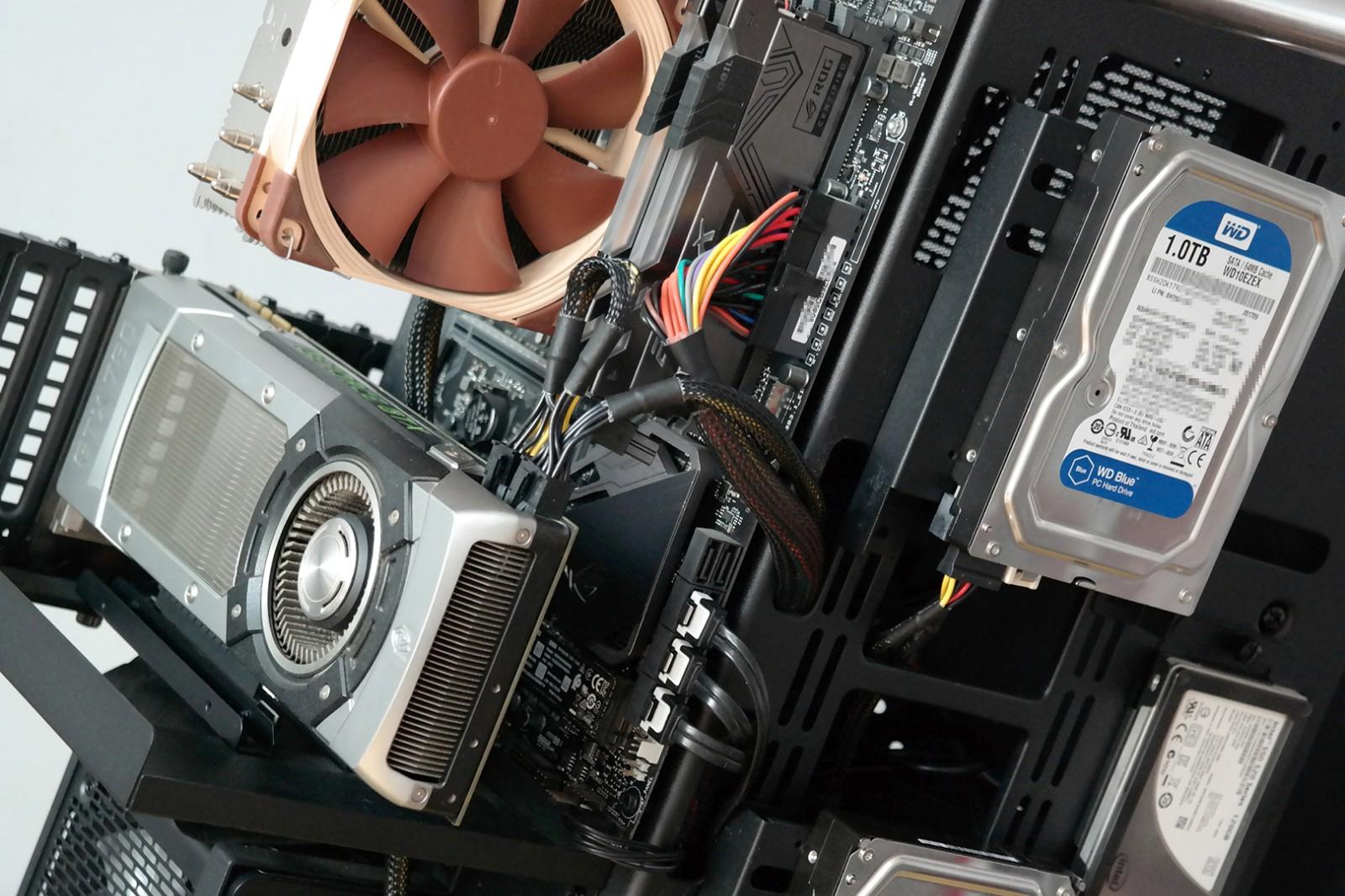 水冷散热电脑装机全过程,tt水冷装机