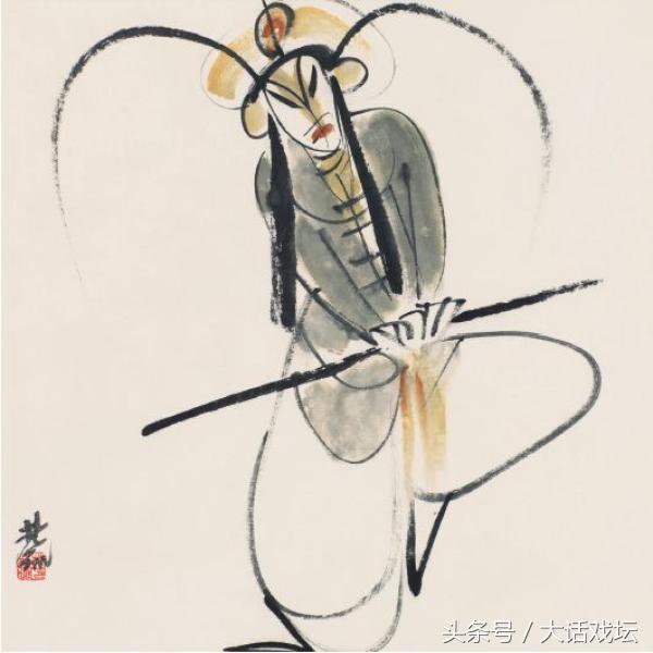 中国戏曲艺术人物画,中国人物画艺术表现最突出的特征