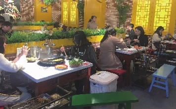签签火锅串串店开业,签签串串火锅店