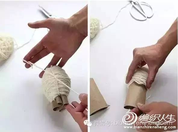 纯色毛线球一片式毯子教程,毛线球毛毯图片