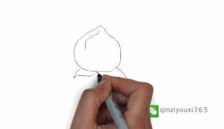 100个人物动态简笔画,青蛙蝌蚪动态简笔画