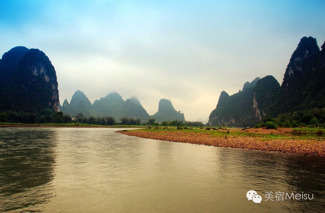 这3家长在山水里的美宿，连起了阳朔最精华的风光！