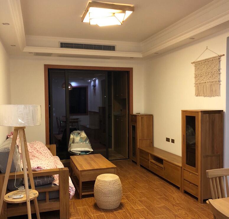 室内77平方三房小户型原木风,原木风格三房简单大气