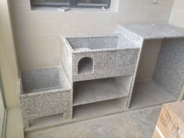 阳台上砖砌拖把池,阳台上放拖把池效果图