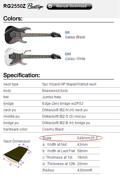 22品和24品电吉他音色差别,电吉他线长