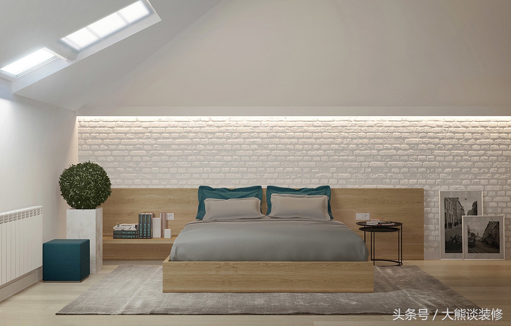 原木色木门搭配白色踢脚线,白色的墙木门颜色搭配效果图