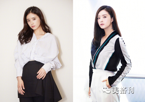 时髦又显瘦的条纹元素2020火翻天,彩色的竖条纹显瘦